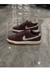 Nike Dunk Low Crazy Deri Mürdüm Beyaz Spor Ayakkabı