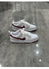 Nike Dunk Low SB Beyaz Bej Bordo Detaylı