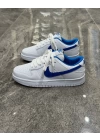 Nike SB Dunk Low Beyaz Mavi Detaylı