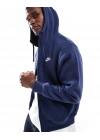 Nıke Tech Flex Lacivert Fermuarlı Hoodie