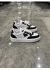 Prada Beyaz Siyah Downtown Low-Top Sneaker