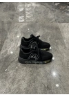 Premiata Lander Full Siyah Beyaz X Logolu Sneaker