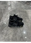 Premiata Lander Full Siyah Beyaz X Logolu Sneaker