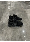 Premiata Lander Full Siyah Beyaz X Logolu Sneaker