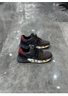 Premiata Lander Kahve Gri Siyah X Logolu Sneaker