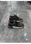 Premiata Lander Kahve Gri Siyah X Logolu Sneaker