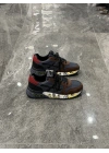 Premiata Lander Kahve Gri Siyah X Logolu Sneaker
