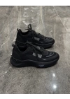 Valentino Garavani Black Leather Spor Ayakkabı