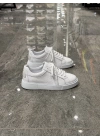 Vento Beyaz Beyaz Detaylı Deri Sneaker