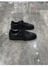 Yalçın Spor Siyah Cild Deri Erkek Deri Sneaker