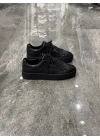 Yalçın Spor Siyah Deri Casual