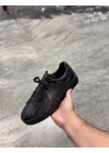 Yalçın Spor Siyah Deri Casual