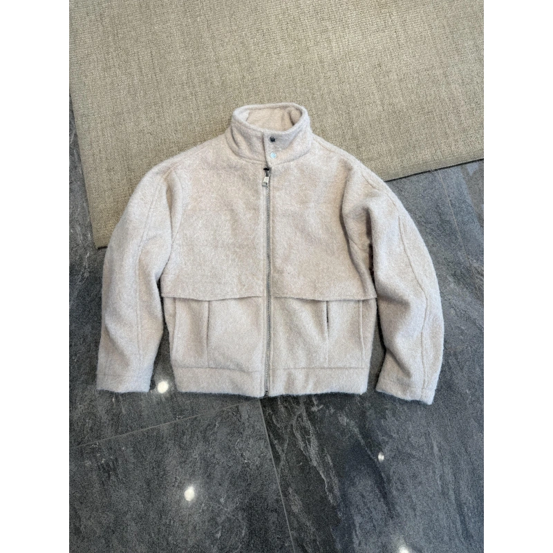 Retro İç Astarlı Krem Peluş