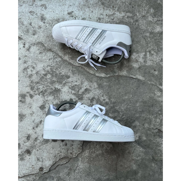 Adidas Süperstar Beyaz-Gümüş