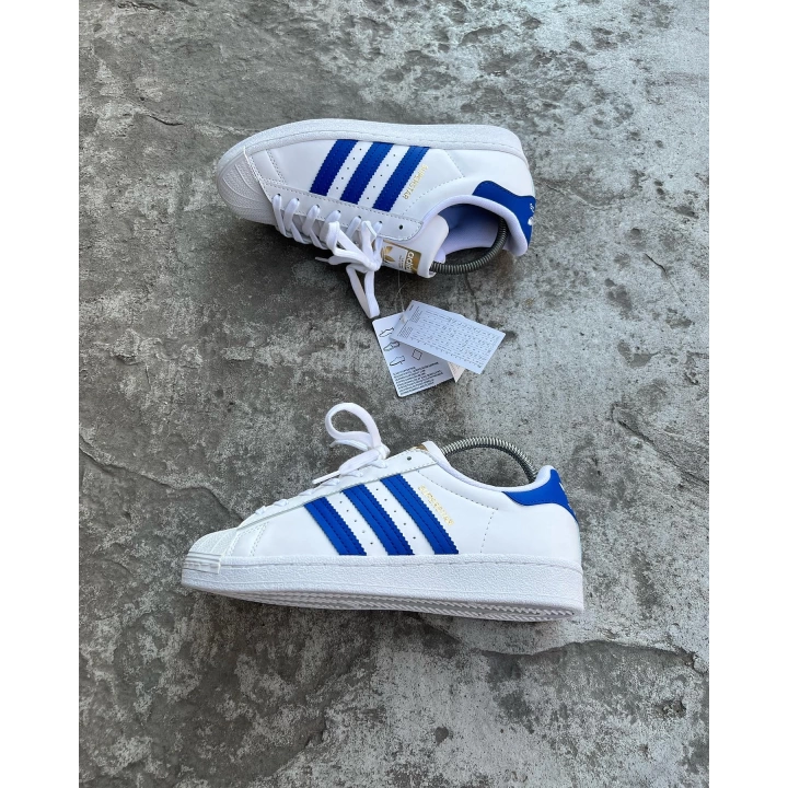 Adidas Süperstar Beyaz- Mavi