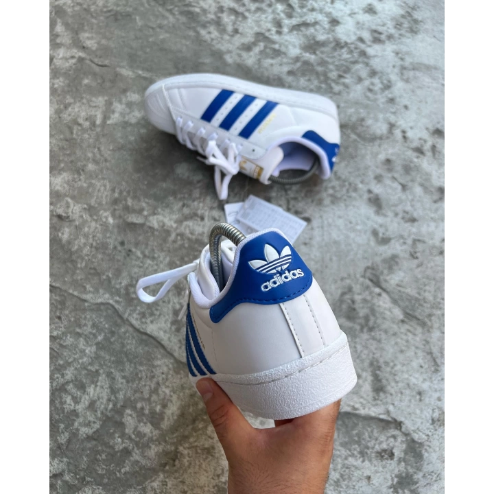 Adidas Süperstar Beyaz- Mavi