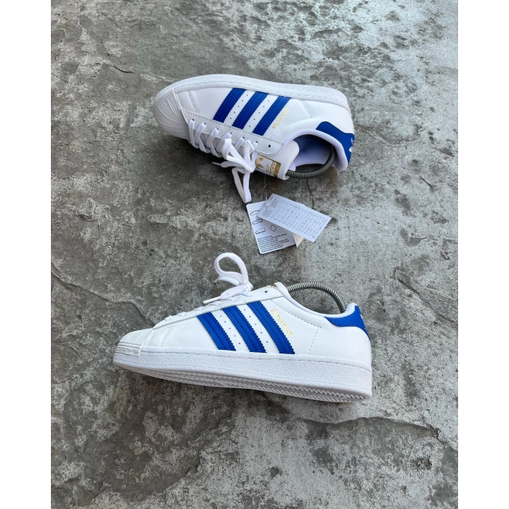 Adidas Süperstar Beyaz- Mavi