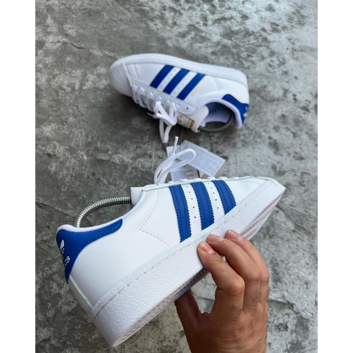 Adidas Süperstar Beyaz- Mavi