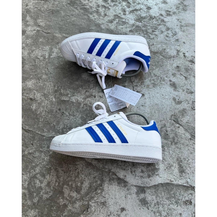 Adidas Süperstar Beyaz- Mavi