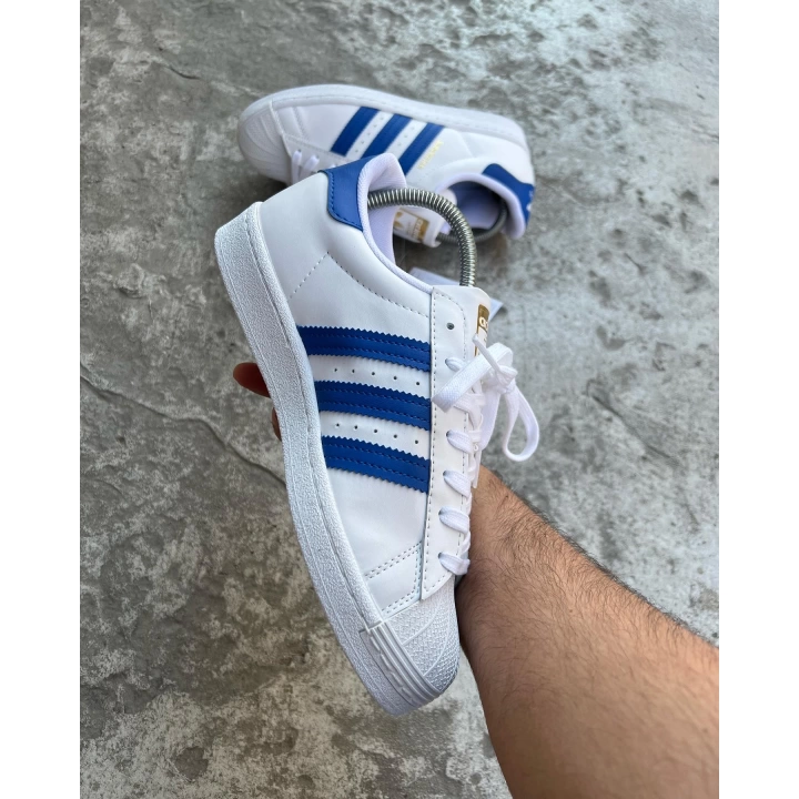 Adidas Süperstar Beyaz- Mavi