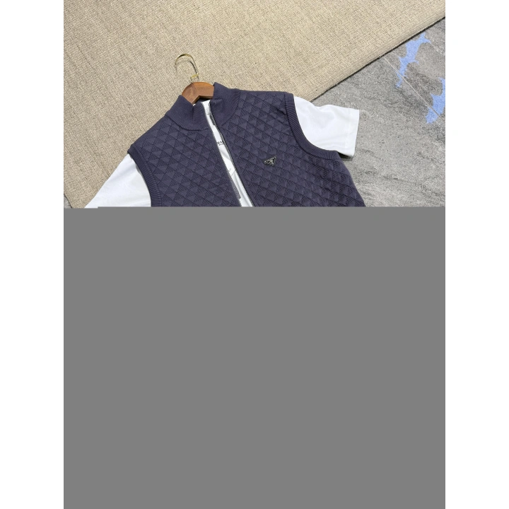 Prada Dokuma Detaylı Yelek