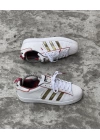 Adidas Süperstar Beyaz-Simli-Sulu