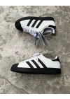 Adidas Süperstar Beyaz-Siyah Çizgi Siyah Taban