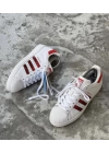 Adidas Süperstar Kırmızı-Simli-Sulu