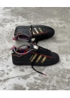 Adidas Süperstar Siyah-Simli Sulu