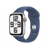 APPLE Watch SE GPS + Cellular 2024  40mm Silver Aluminium Case with Denim Sport Band - S/M
