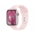 APPLE Watch Series 9 GPS + Cellular MRMK3TU/A 45 mm Pembe Alüminyum Kasa ve Uçuk Pembe Spor Kordon - S/M