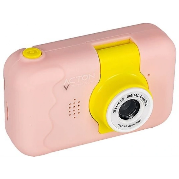 ACTON Kids Selfie Digital Kamera (Pembe)