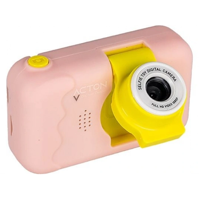 ACTON Kids Selfie Digital Kamera (Pembe)
