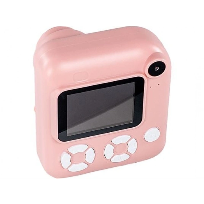 ACTON Şipşak Kağıt Baskılı Dijital Çocuk Fotoğraf Makinesi Pembe