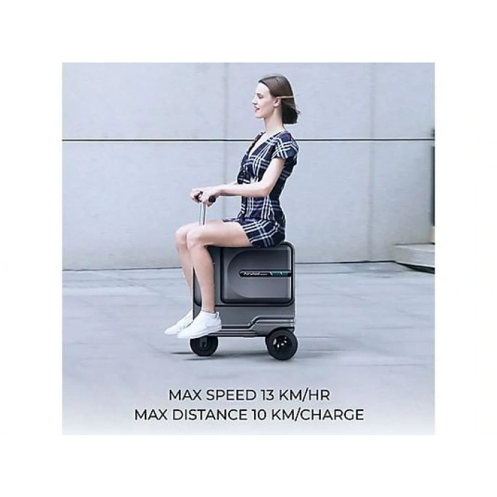 AIRWHEEL SE3T Elektrikli Binilebilir Super PC Film Scooter Valiz Siyah