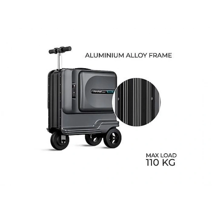 AIRWHEEL SE3T Elektrikli Binilebilir Super PC Film Scooter Valiz Siyah