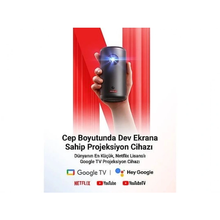 ANKER Nebula Capsule 3 Akıllı Taşınabilir Projeksiyon Cihazı Siyah
