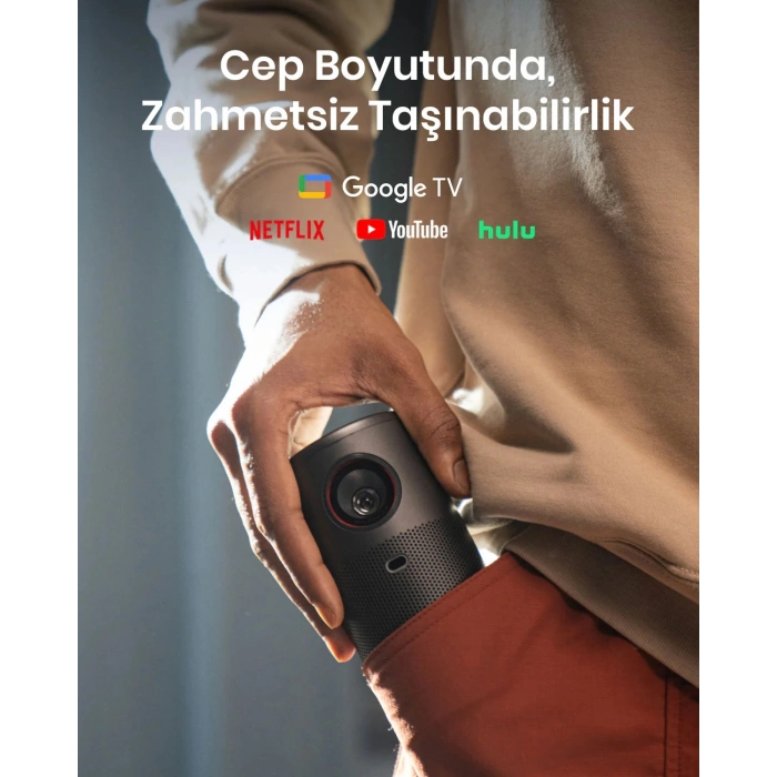 ANKER Nebula Capsule Air Taşınabilir Projeksiyonlu Hoparlör Siyah D4112
