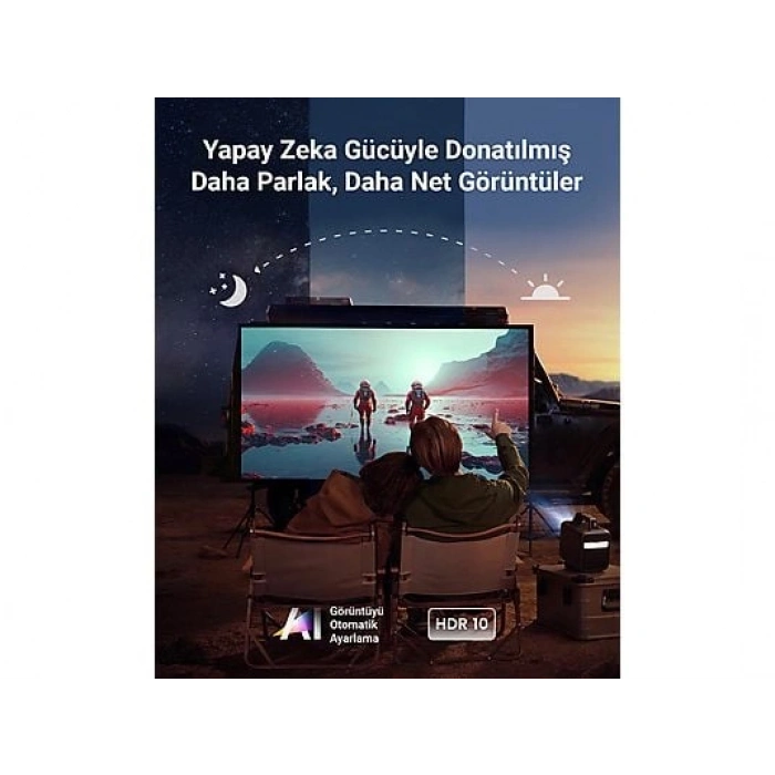 ANKER Nebula Mars 3 Akıllı Taşınabilir WiFi Kablosuz Projeksiyon Cihazı Siyah