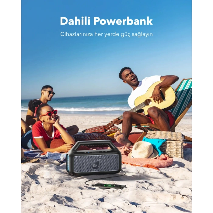 ANKER Soundcore Boom 2 80W Hoparlör Siyah