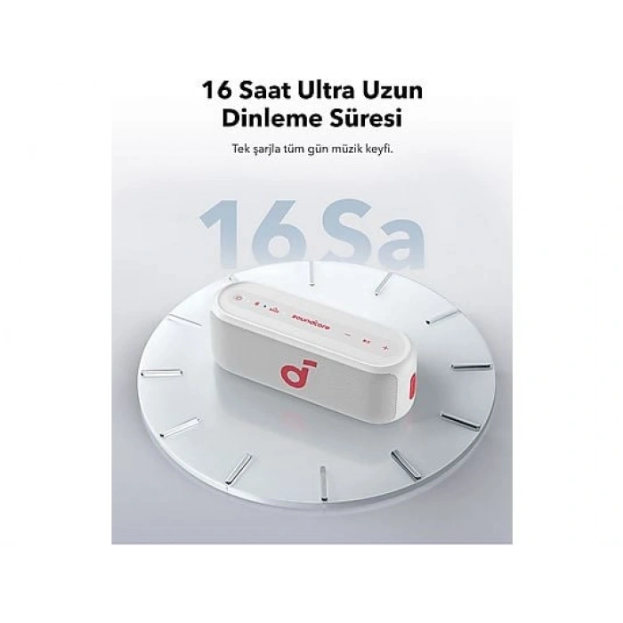ANKER Soundcore Select 2S Taşınabilir Bluetooth Hoparlör Beyaz