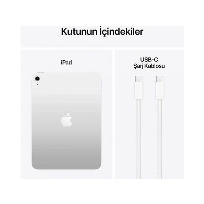 APPLE 11 inç iPad (A16) Wi-Fi 512 GB Tablet Gümüş (MD4Q4TU/A)