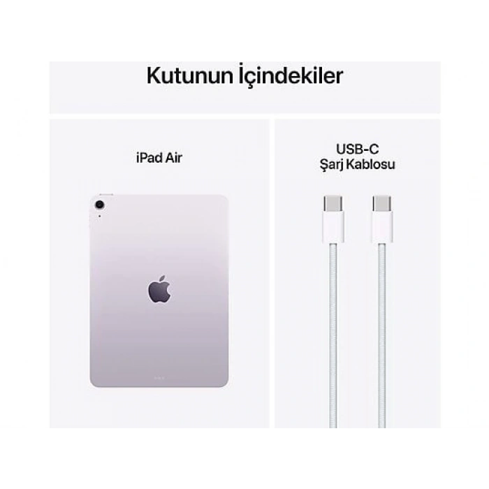 APPLE 11 inç iPad Air M3 Wi-Fi 128 GB Tablet Mor (MCA04TU/A)