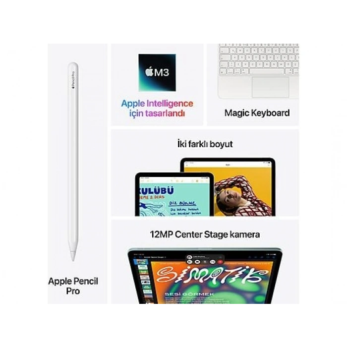 APPLE 11 inç iPad Air M3 Wi-Fi 256 GB Tablet Mavi (MCA34TU/A)