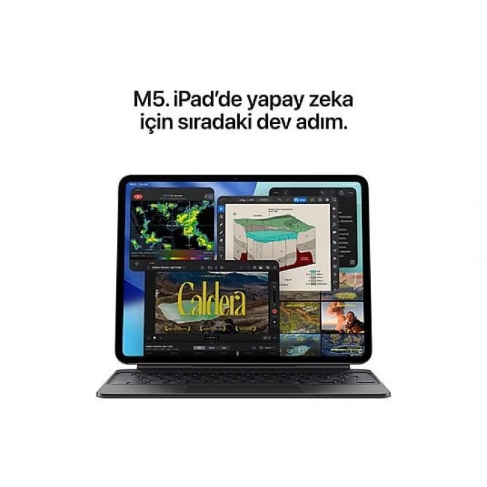 APPLE 13 inç iPad Pro Wi‑Fi 256GB Standart Camlı Tablet Space Black MDYJ4TU/A