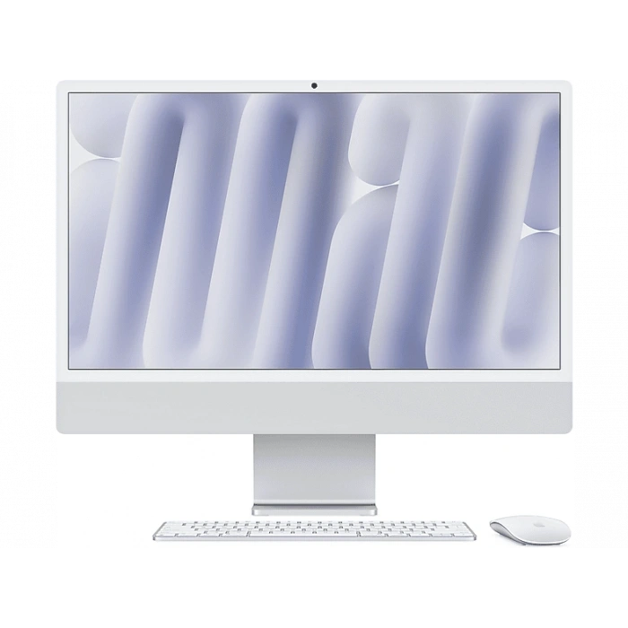 APPLE 24-inch iMac with Retina 4.5K display: Apple M4 chip with 10‑core CPU and 10‑core GPU, 16GB, 512GB SSD - Gümüş