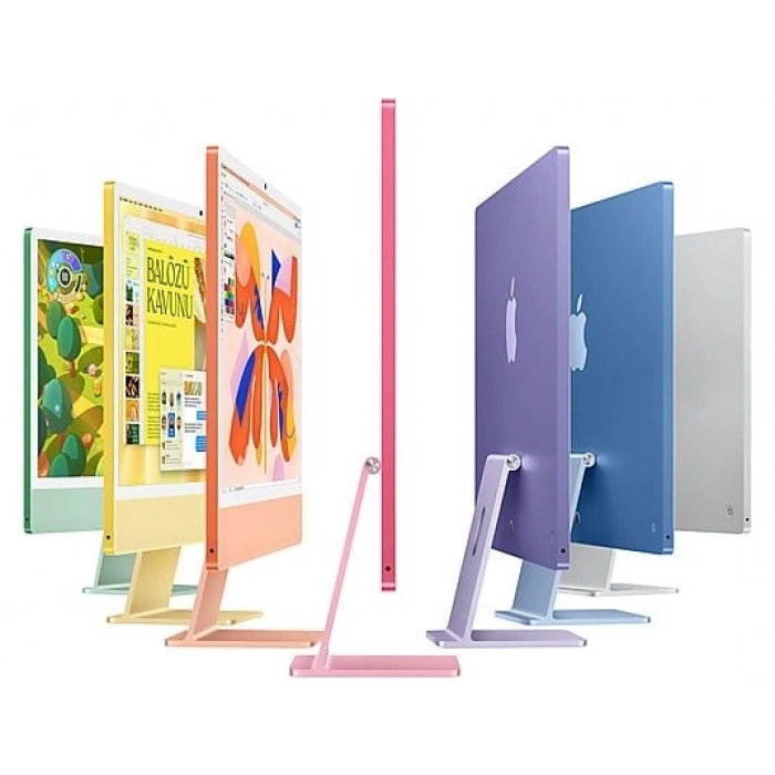 APPLE 24-inch iMac with Retina 4.5K display: Apple M4 chip with 10‑core CPU and 10‑core GPU, 24GB, 512GB SSD - Mavi MD2T4TU/A