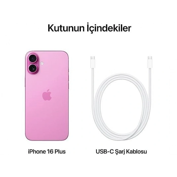 APPLE iPhone 16 Plus 256GB Akıllı Telefon Pembe MXY13TU/A