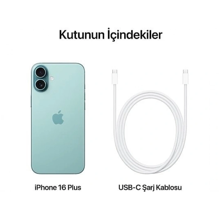 APPLE iPhone 16 Plus 256GB Akıllı Telefon Teal MXY53TU/A