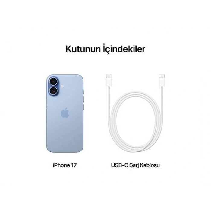 APPLE iPhone 17 512GB Akıllı Telefon Sis Mavisi MG6T4TU/A